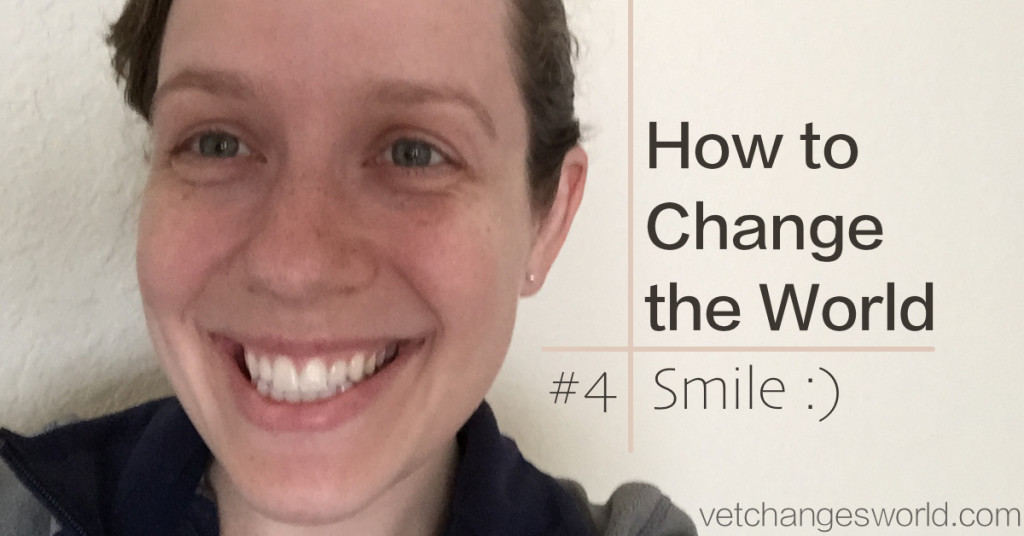 How To Change the World #4 - Smile :)