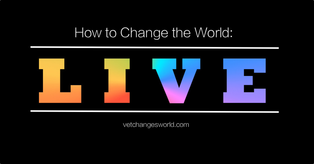 How to Change The World - Live